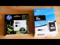 HP 61XL Ink Cartridge vs Meijer Brand 61XL Remanufactured Ink Cartridge - WILL IT WORK