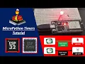 Demo MicroPython Timers with ESP32 and ESP8266 - Generate Delay with Timer