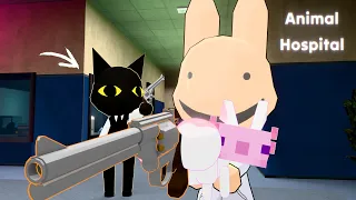 Gubby Axolotl in Animal Hospital😂Roblox & Minecraft Funny Momment compilation