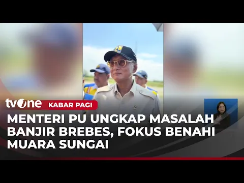 Menteri PU Tinjau Penanganan Banjir di Brebes