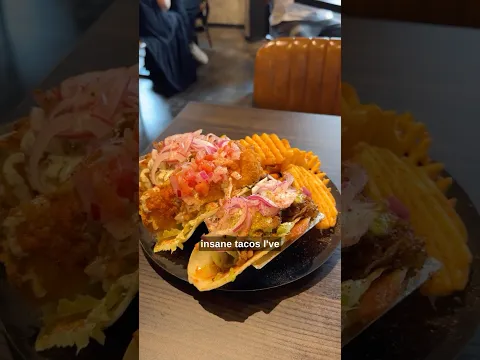 I found the most INSANE tacos in Japan