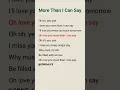 Download Lagu 🍉 More Than I Can Say | Leo Sayer #lyrics #english