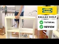 DIY IKEA Kallax White Shelf