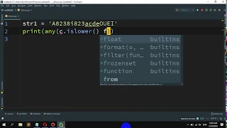 How to Check if lowercase letters exist in a string in Python