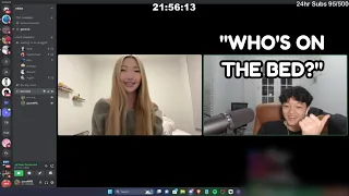 WHO S THAT ON THE BED