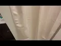 Long Fabric Shower Curtain 78 Inch Linen Textured Heavy Duty Polyester Cloth Shower Curtain Set