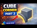 Solid Edge Tutorial Cube Corner Part Modeling Part 2