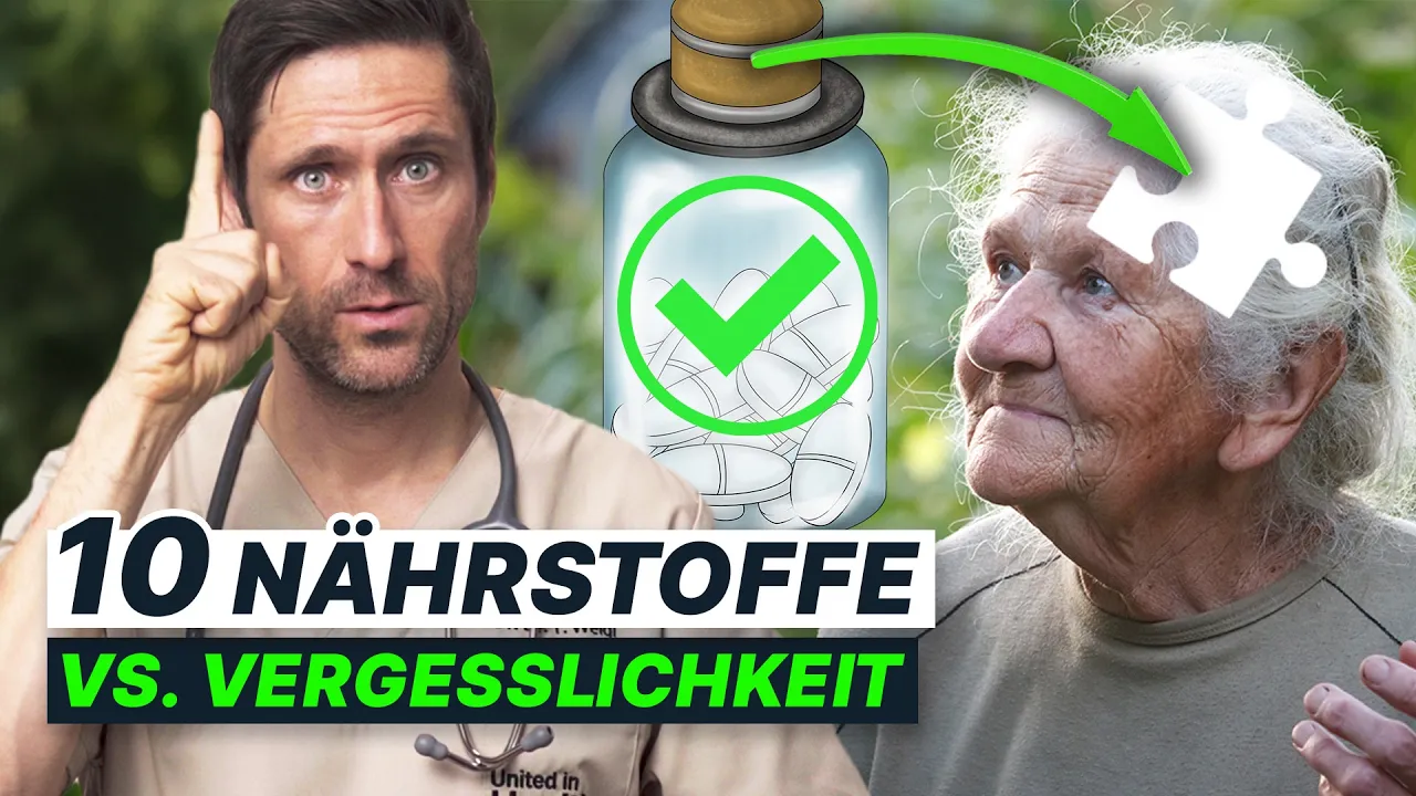 10 Nährstoffe gegen Demenz und Vergesslichkeit (echtes Longevity)