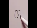 How to draw a bubble letter K