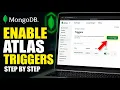 How to enable MongoDB Atlas triggers for analytics pipelines - Step By Step