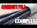 CONDUIT FILL EXAMPLES for the Modern Electrician - How Many Conductors Can I Put In