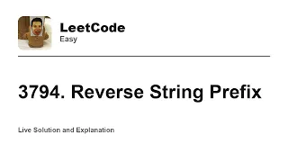 3794 Reverse String Prefix Leetcode Easy