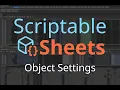 Scriptable Sheets Object Settings