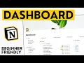 Build A HIGHLY PRODUCTIVE Notion Dashboard From Scratch - Beginner Notion Tutorial