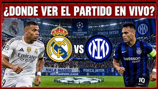 🔴 PREDICCIÓN: REAL MADRID VS INTER POR LA CHAMPIONS LEAGUE | FORMACIONES, TV, HORARIO Y MÁS ⚽