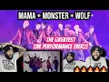 Download Lagu FIRST TIME HEARING EXO 엑소 - MAMA + MONSTER + WOLF | (REACTION!) |BEST LIVE PERFORMANCE EVER!!! WOW!!