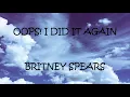 Lagu Oops! I Did It Again - Britney Spears (Lyrics)