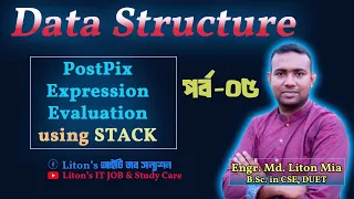 Postfix expression evaluation using STACK Data structure and algorithm Very easy process