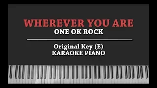 Download Wherever You Are (KARAOKE PIANO COVER) One Ok Rock with Romaji Lyric MP3