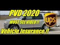 UPS PVD Personal Vehicle Driver 2020 VEHICLE INSURANCE EPISODE 1