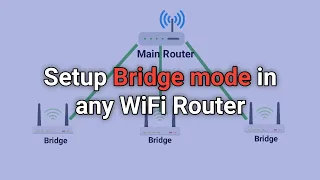 How to Setup Bridge Mode in Any WiFi Router WiFi Router Bridge Mode Pro Tutorials BD