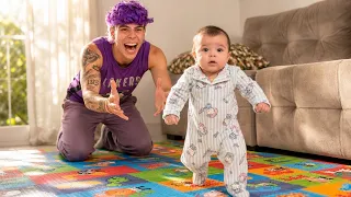 MINHA FILHA APRENDEU A ANDAR 