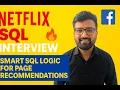 Netflix SQL Server Complex Interview Question Series Recommend Pages Based on Friends Activity