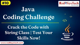 Java String Coding Interview Questions HackerRank Coding Practice for Interviews Red9SysTech