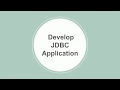 Standard Steps to Develop JDBC Application