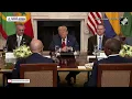 Trump Interrupts Mauritania President Ghazouani at Africa Summit | Viral Video