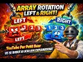 Array Rotation Explained Left Right Rotation in One DSA Made Easy