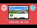 Travel Blog WordPress Theme Customization Part 2