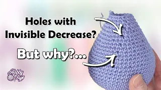 Holes with Invisible Decrease - Beginners Amigurumi