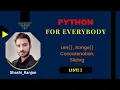 L 8 - How to Use the len range Function in Python Lists Concatenation Slicing of List