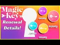Magic Key Renewal Starts Thursday Details Calendars