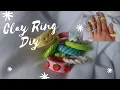 DIY Chunky Polymer Clay Rings Pinterest TikTok