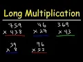 Math - Long Multiplication