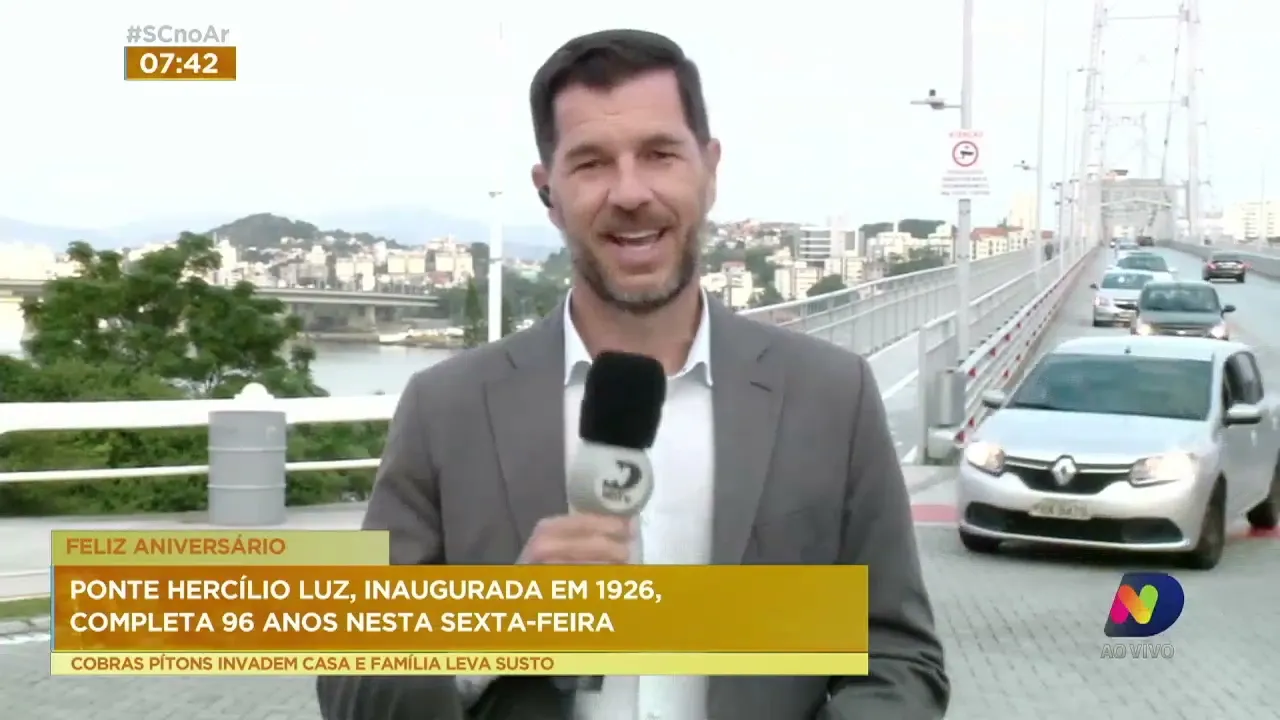 Florianópolis: Ponte Hercílio Luz completa 96 anos nesta sexta-feira