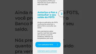 COMO FAZER ANTECIPAÇÃO SAQUE ANIVERSÁRIO BANCO PAN! EM MENOS DE 1 MINUTO! #SHORTS