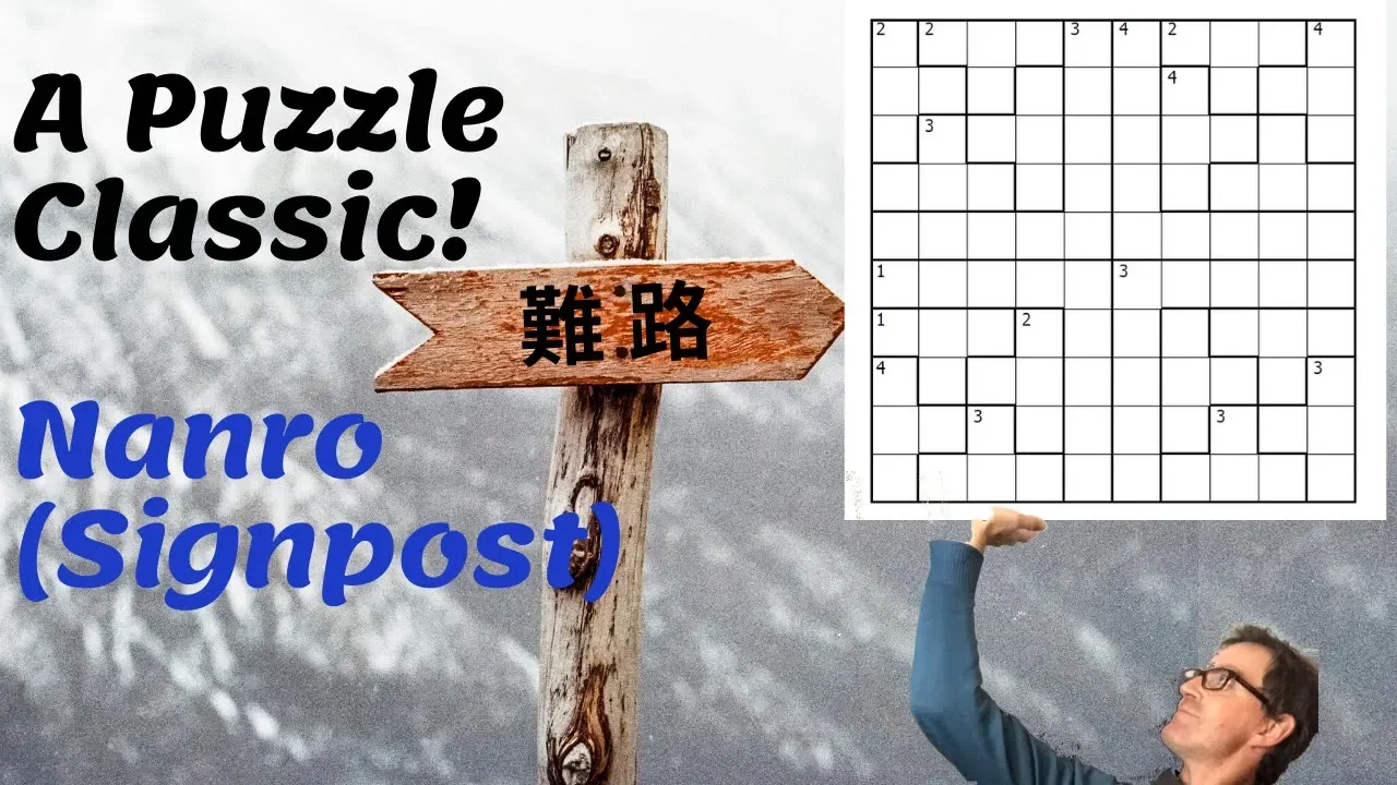 A Puzzle Classic:  Nanro (Signpost)