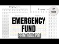Emergency Fund Printable PDF