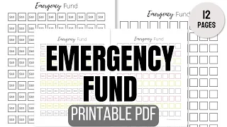 Emergency Fund Printable PDF