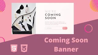 Create a Coming Soon Page Using HTML CSS Frontend Mentor Challenge