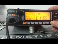 Let s take a look AT5555N II Mobile Radio SSB AM Menu driven radio