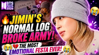 jimins normal log is here bts festa 2026 is the most emotional yet u0026 army is crying
