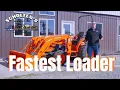 Kubota LA525 Loader Removal in Record Breaking time