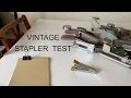 Vintage Stapler Test