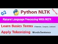 02 - Learn Basics Terms of Natural Language Processing Sentence Words Tokenizing NLTK Tutorial