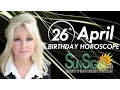 April 26th Zodiac Horoscope Birt ay Personality - Taurus