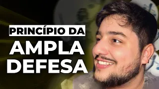 PRINCÍPIO DA AMPLA DEFESA: Princípios Constitucionais Penais [Aula de Processo Penal]
